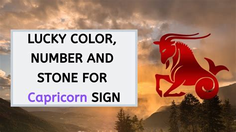 lucky numbers for capricorn 2022.